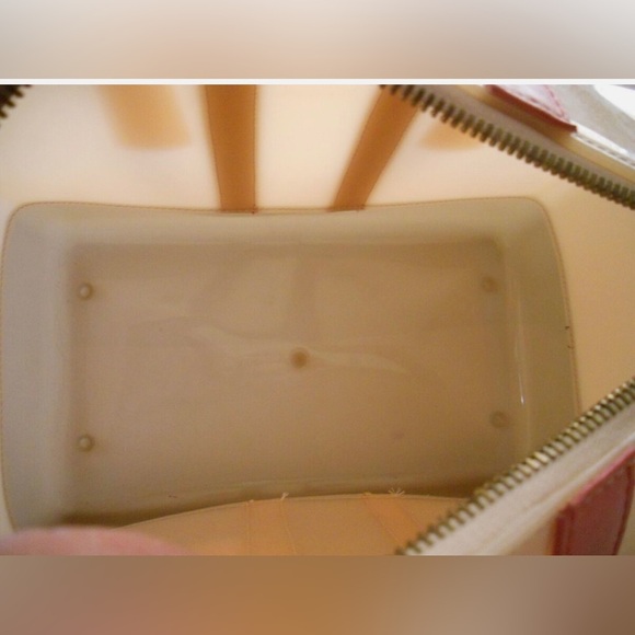 EXTRAS Auth Furla Candy Cookie leather & handles, excellent, & pink purse - Picture 7 of 16